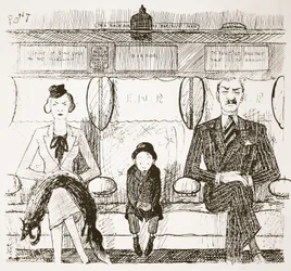 Evnen til at være hensynsløs, illustration fra "Pont: En beretning om den store Punch-kunstners liv og arbejde